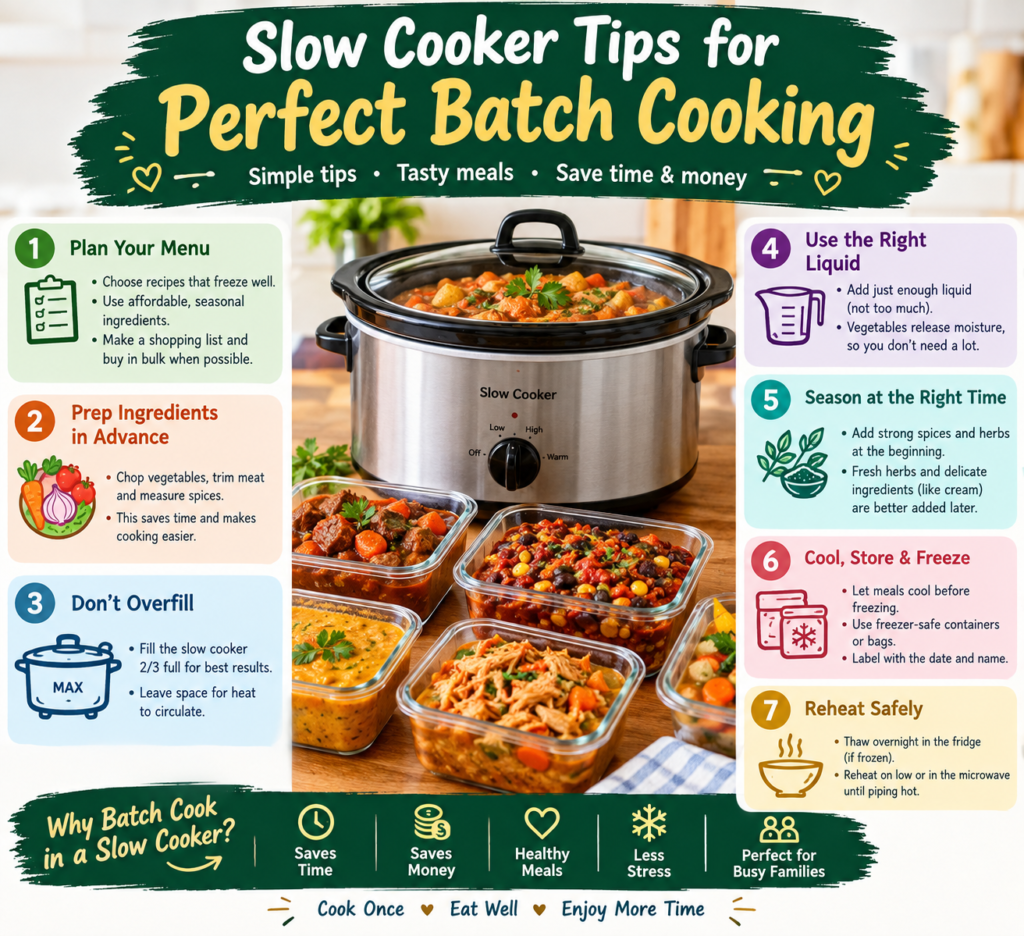 Slow Cooker Tips for Perfect Batch Cooking