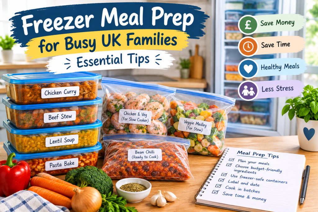 Freezer Meal Prep for Busy UK Families: Essential Tips