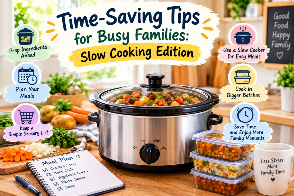 Time-Saving Tips for Busy Families: Slow Cooking Edition