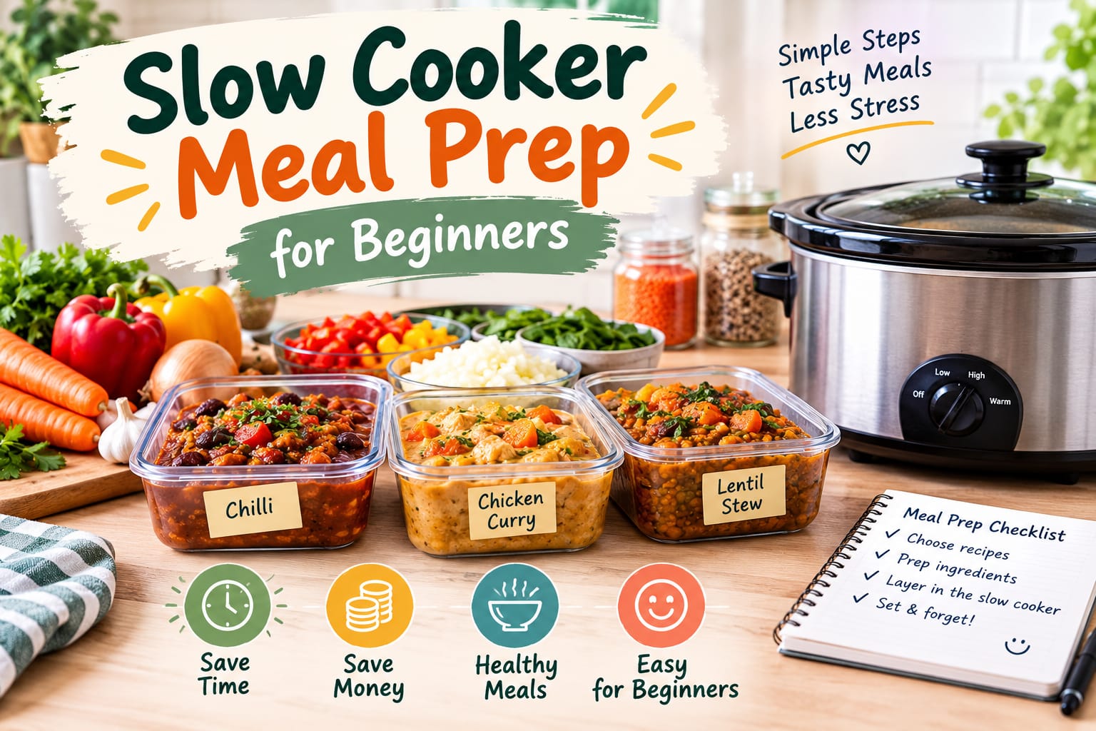 Slow Cooker Meal Prep for Beginners
