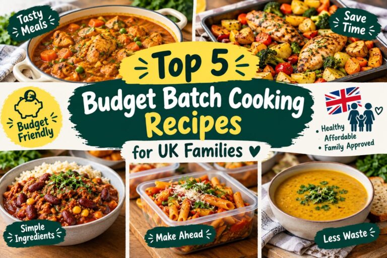 Top 5 Budget Batch Cooking Recipes for UK Families