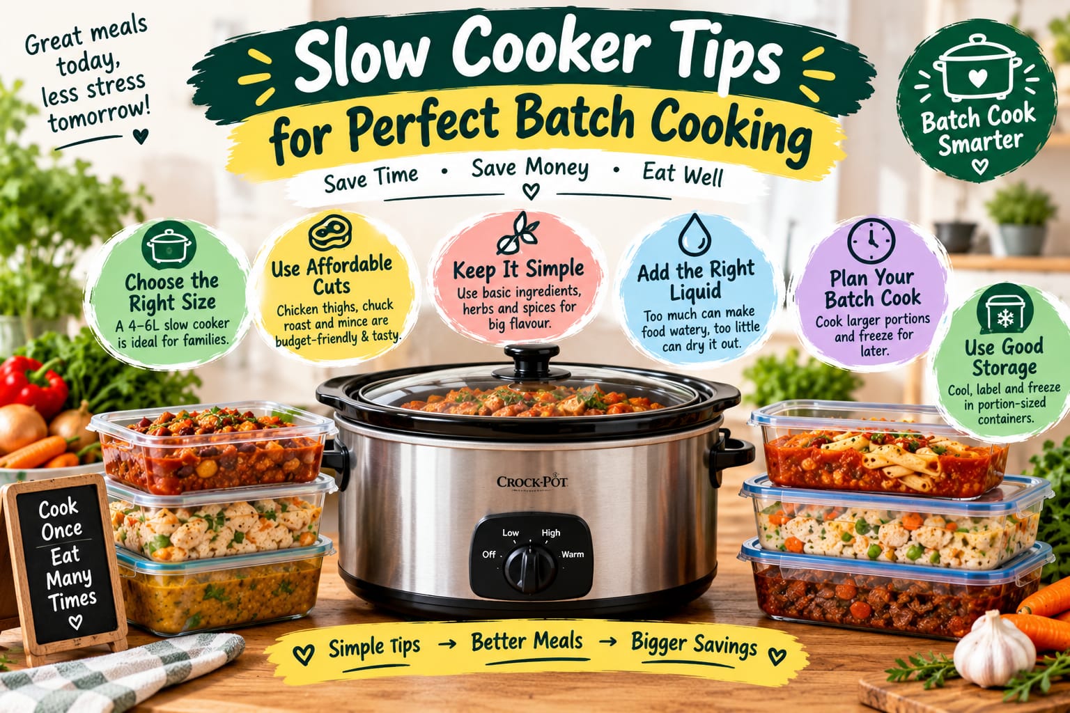 Slow Cooker Tips for Perfect Batch Cooking