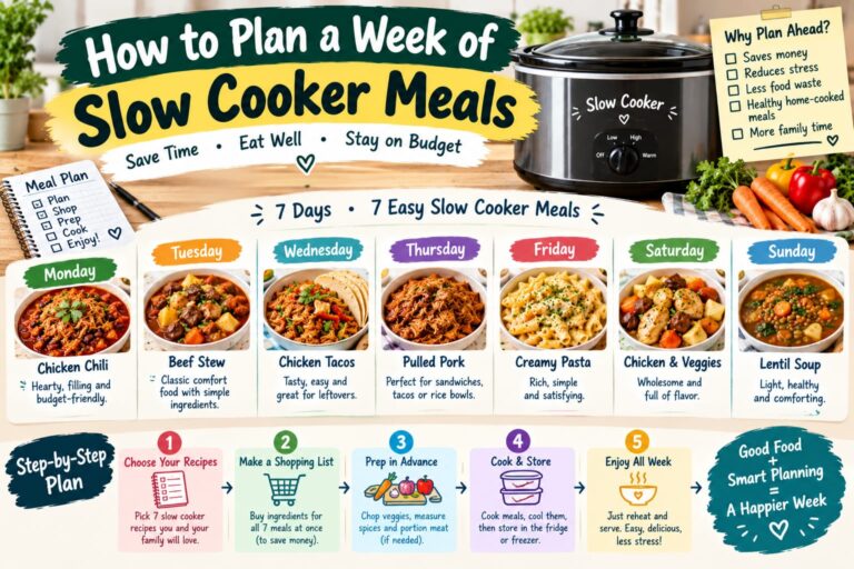 How to Plan a Week of Slow Cooker Meals