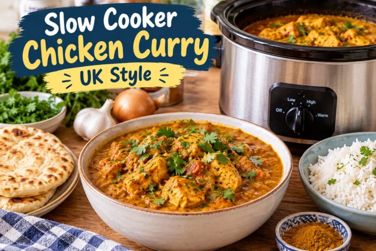 Slow Cooker Chicken Curry UK Style