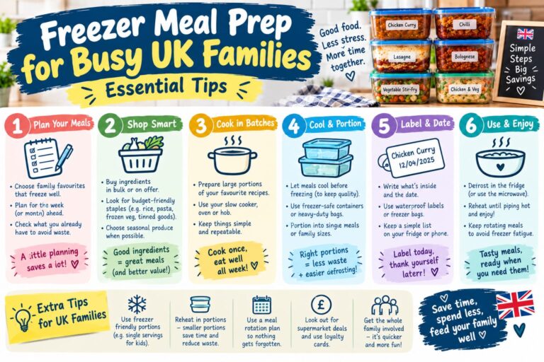 Freezer Meal Prep for Busy UK Families: Essential Tips