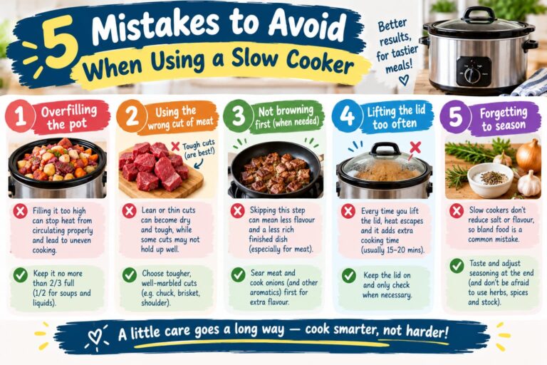 5 Mistakes to Avoid When Using a Slow Cooker