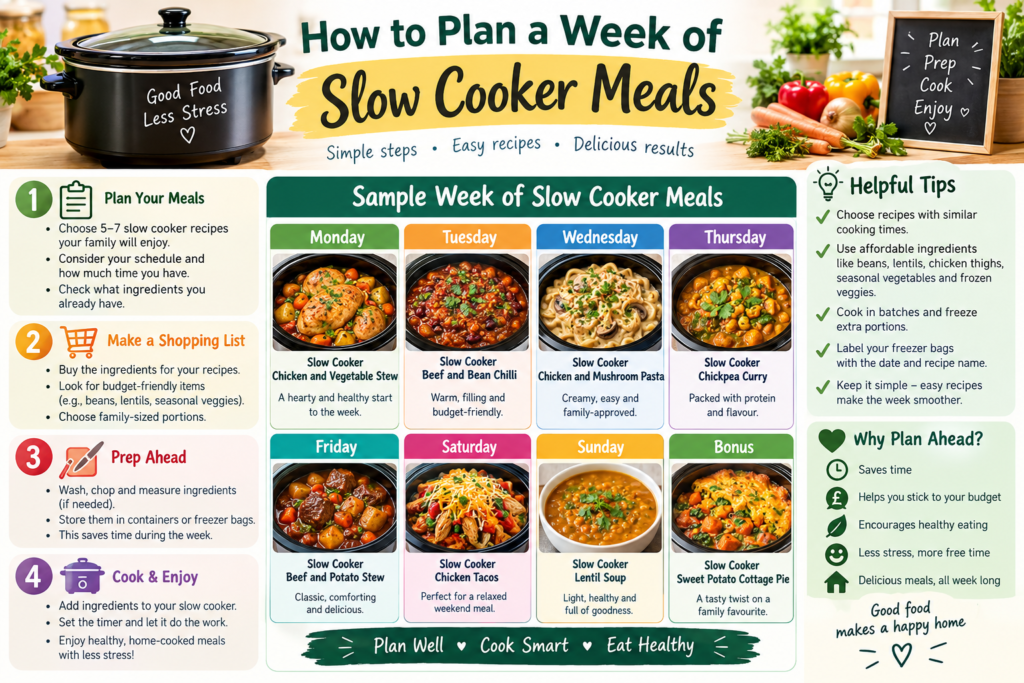 How to Plan a Week of Slow Cooker Meals